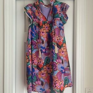 THML Colorful Floral Kids Dress